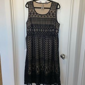 Pretty Laser Detail Dress